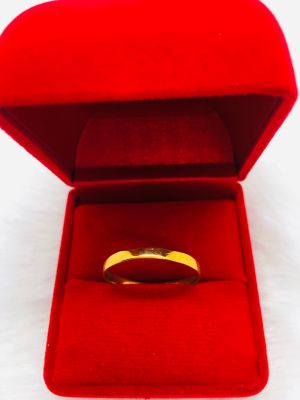 แหวนทองแท้ 9k งานแหวนปลอกมีด 🔯 มีใบรับ​ประกัน​สินค้าจากทางร้าน​