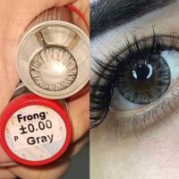 คอนแทคเลนส์ รุ่น Frong ยี่ห้อ Pitchylens ตาโต มีสี เทา ตาล สายตาปกติ