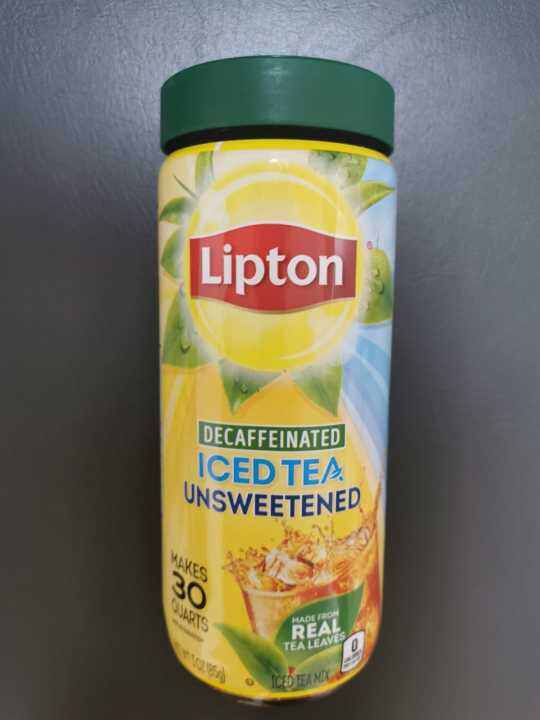 Lipton Decaffeinated Iced Tea Unsweetened Makes 30 Quarts Lazada PH