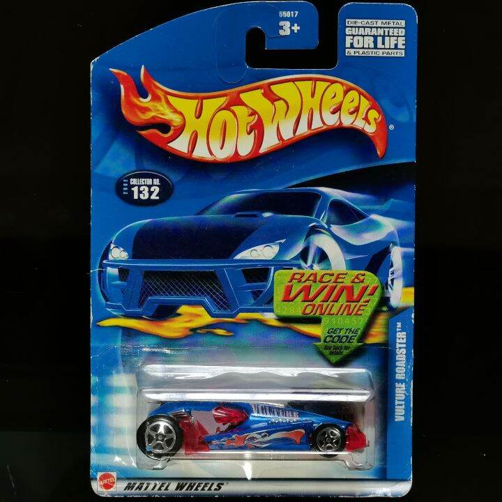 (hot Wheels Fantasy) Vulture Roadster   2002 Mainline   Blue Color 