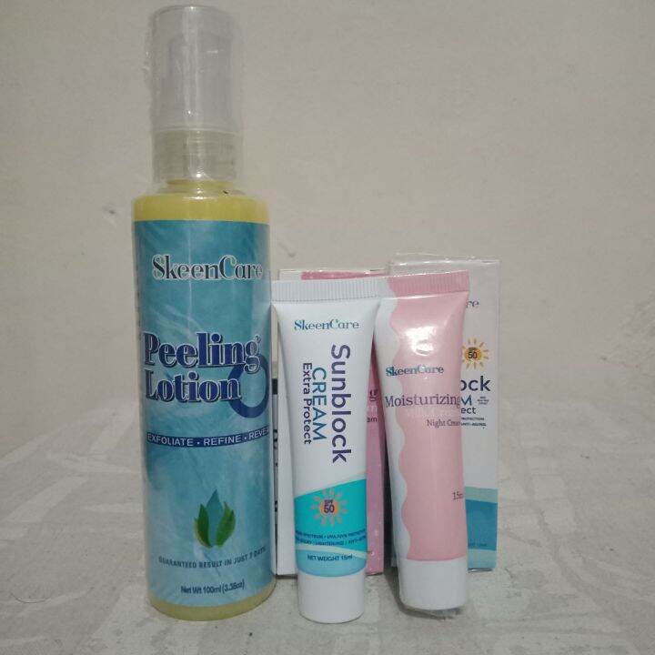 Trio Skeen Care Peeling Lotion Extra Strength 100mlskeen Care Sunblock Cream Extra Protect 6654