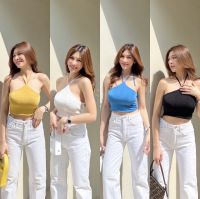 Wink crop (ซื้อ 2 ฟรี 1) จึ้งสุดๆ ผ้ามีglitter เบาๆ เนื้อผ้านิ่ม ไม่คัน แมทได้หลายชุดจัดเลย #พร้อมส่ง