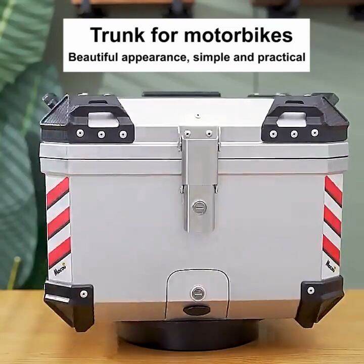 Top Box Motorcycle Box ABS Material 45L Capacity Motorcycle trunk