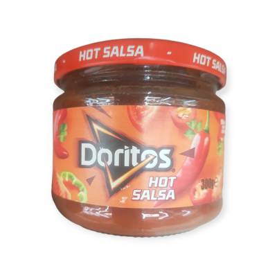 Doritos Hot Salsa Dip Sauce 300g.ฮอต ซัลซ่า ดิป ซอส ซอสสำหรับจิ้มอาหารชนิดเผ็ด โดริโทส 300กรัม