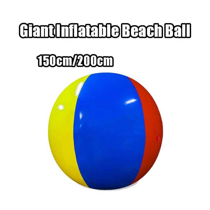 150cm/200cm Giant Inflatable Beach Ball For Football Soccer Water ...