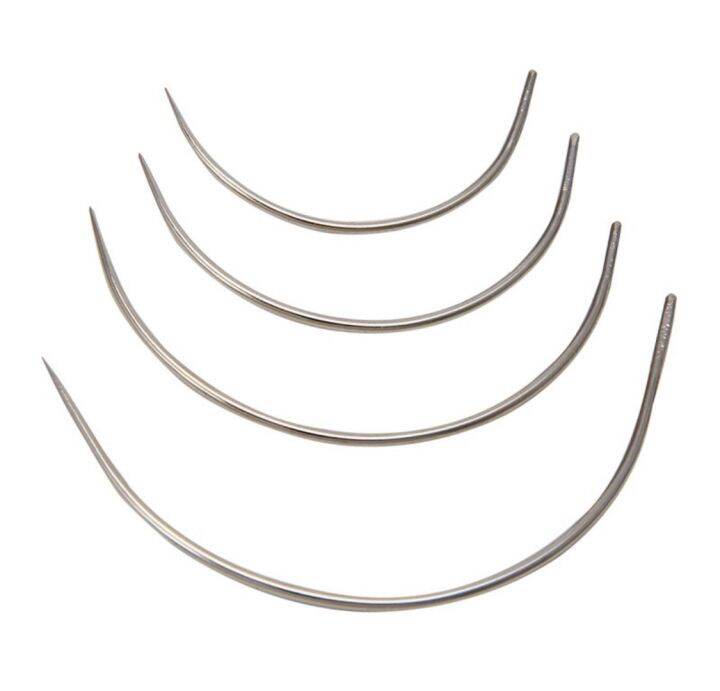 SET OF 4 CURVED NEEDLES FOR HAND SEWING UPHOLSTERY Lazada PH