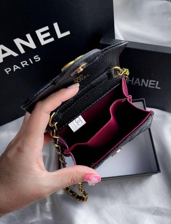 กระเป๋า-chanel-wallet-with-chain-กระเป๋าตังค์ชาแนล-แบบมีสาย-มีกล่อง