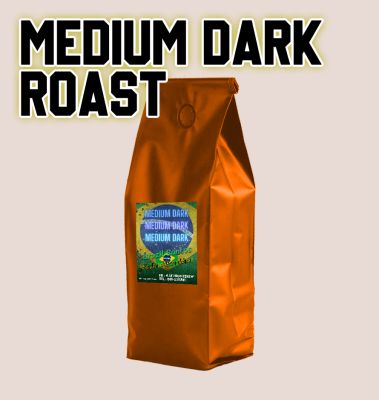 Brazil Santos Medium Dark Blend กาแฟคั่วกลางเข้ม บราซิลเบลนปางขอน ขนาด 500g