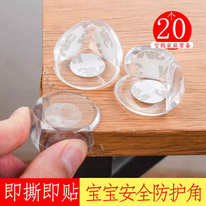 Table Angle Anti-Collision Protection Silicone Transparent Table