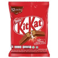 Nestle Kitkat คิทแคทเวเฟอร์เคลือบช็อกโกแลต ขนาด(17 กรัม x 12 แพ็ค)