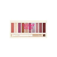 ?? FLOWER BEAUTY Shimmer &amp; Shade Eyeshadow Palette | 10 Mix-and-Match Matte &amp; Shimmery Shades | Eye Makeup with Brush Included | Cruelty Free (Sugar Rush)ES2