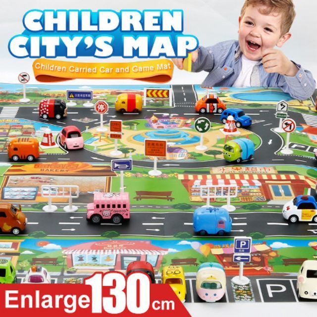 ของเล่นเด็ก-เสื่อเมืองจำลอง-ส่งจากไทย-แผนผังเมืองและการจราจร-ขนาดใหญ่-130-ซม