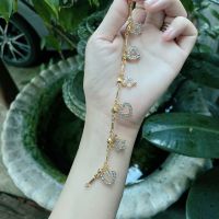 Titapa jewelry สร้อยข้อมือเพชรตุ้งติ้ง ลายใหม่ดีไซน์สวยน่ารักมากๆ เพชรสวยทุกเม็ดเพชรนำ้100 คัดเพชรทุกเม็ด เพชรสวยมากเล่นไฟระยิบระยับ เพชรเหลี่ยมH&amp;A ตัวเรือนมีน้ำหนักแข็งแรง แบบทันสมัย เรียบหรู โดดเด่น ใส่ได้ทุกวันทุกโอกาส แบบยอดนิยมขายดี