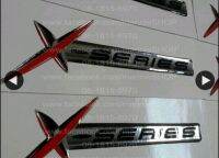 สติ๊กเกอร์เทเรซิ่นอย่างดี คำว่า X-SERIES สำหรับติดรถ ISUZU อีซูซุ sticker xseries ติดรถ แต่งรถ