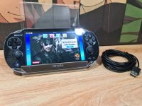 PS VITAรุ่น1100 สีดำ เมม 64 gb  แปลงแล้ว อุปกรณ์ครบพร้อมเล่น