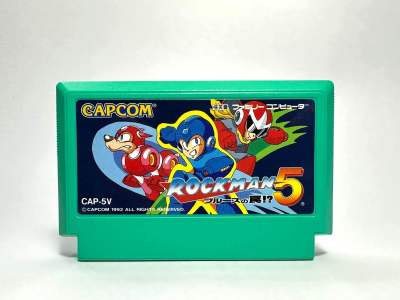 ตลับแท้ Famicom (japan)(fc)  Rockman 5: Blues no Wana!?