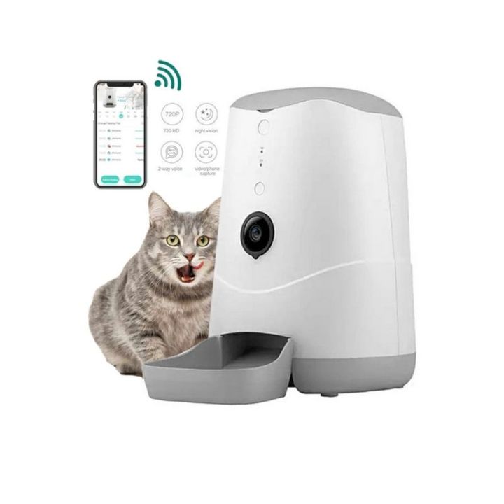 เครื่องให้อาหารสัตว์เลี้ยงอัตโนมัติ-petoneer-nutri-smart-pet-feeder-มีกล้อง-สั่งงานผ่าน-app