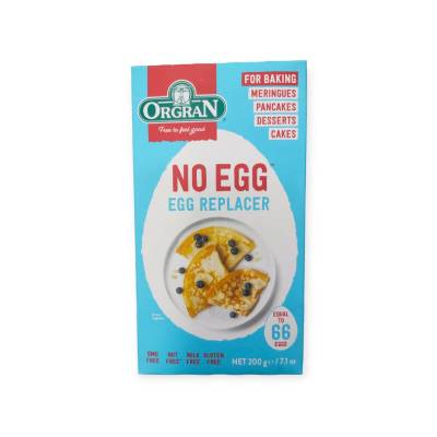 Orgran  No Egg  Egg Rrplacer For Baking 200g. ผลิตภัณฑ์ใช้แทนไข่สำหรับทำขนม 200 กรัม