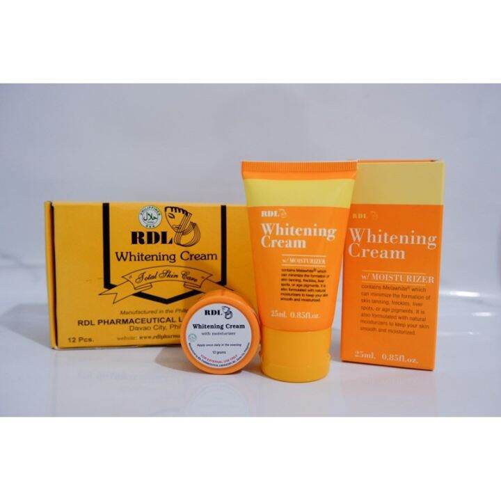 RDL Whitening Cream with Moisturizer 6g,12g & 25ml Lazada PH