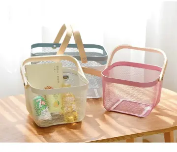 Simple Portable Hollow Reusable Plastic Bathroom Storage Organizer