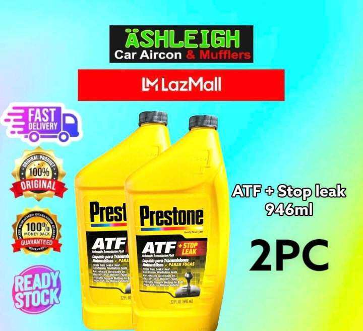 Ashleigh 2pcs Prestone ATF Fluid Stop Leak automatic transmission fluid