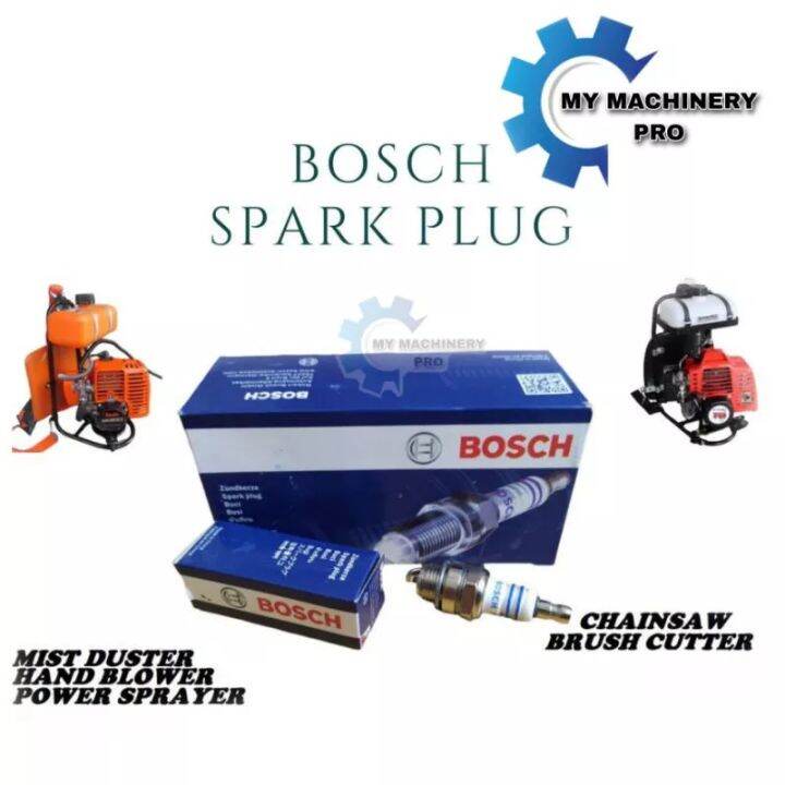 BOSCH Spark Plug WS7F BG328 BG330 100 Original Spark Plug Mesin Rumput