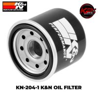 กรองน้ำมันเครื่อง K&amp;N KN-204-1 FOR HONDA / KAWASAKI / YAMAHA / TRIUMPH