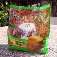 กาแฟโอนทาวว์(OLD TOWN™WHITE COFFEE) รสHezelnut 3in 1 whire coffee™ บรรจุ15ซอง380กรัม