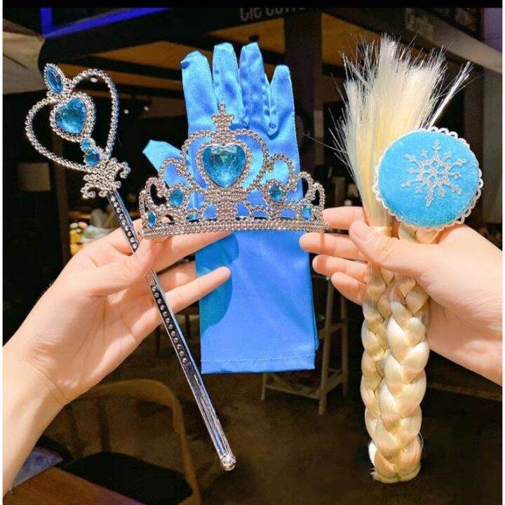 Frozen Princess Elsa Dress Elsa Crown Elsa Wand and Elsa 