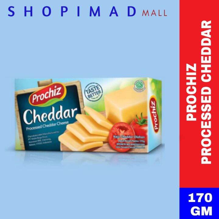 [170GM] PROCHIZ CHEDDAR | CHEDDAR BLOCK | PROCESSED CHEDDAR CHEESE | Lazada