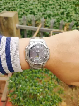 Đồng Hồ Casio AE-1200WHD-1AVDF Nam Dây Inox Mặt Vuông