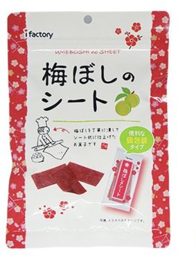 [[พร้อมส่ง ฉลากไทย]] ของดองกิ I Factory Umeboshi Plum Sheet / ไอ แฟคตอรี่ อุเมะโบชิ พลัม ชีท-บ๊วยเเผ่น