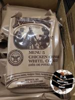 อาหารพร้อมทาน อาหารสำเร็จรูป MRE USA Menu 5 Chicken Chunks