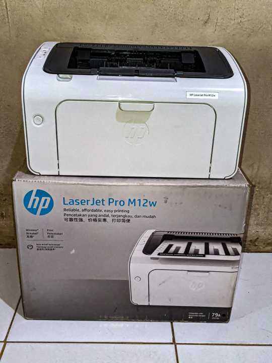 printer hp LaserJet pro M12 w | Lazada Indonesia
