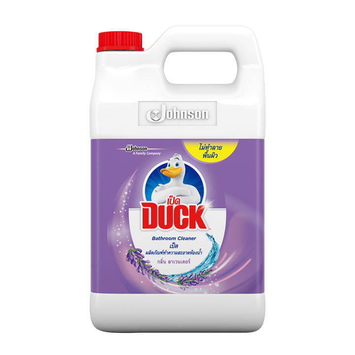 เป็ด น้ำยาล้างห้องน้ำ กลิ่นลาเวนเดอร์ 3.5 ลิตร.Duck Toilet Lavender 3500 ml