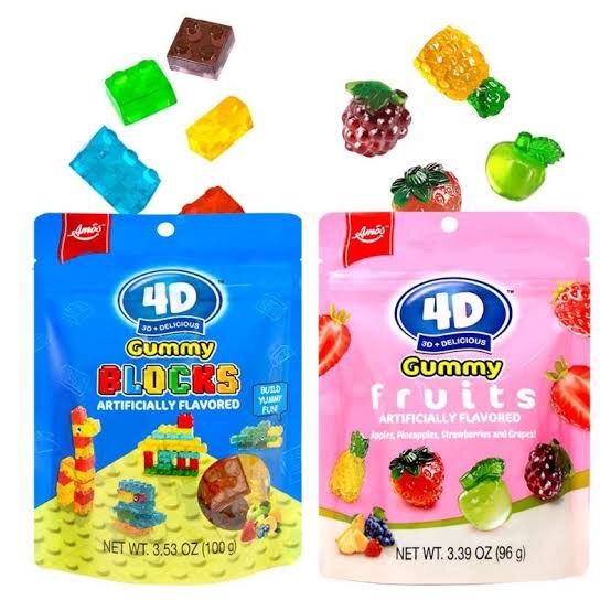 4d Gummy Blocksfruits 100g Lazada Ph