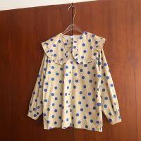 Pastelsmotel - Dot big collar shirt.