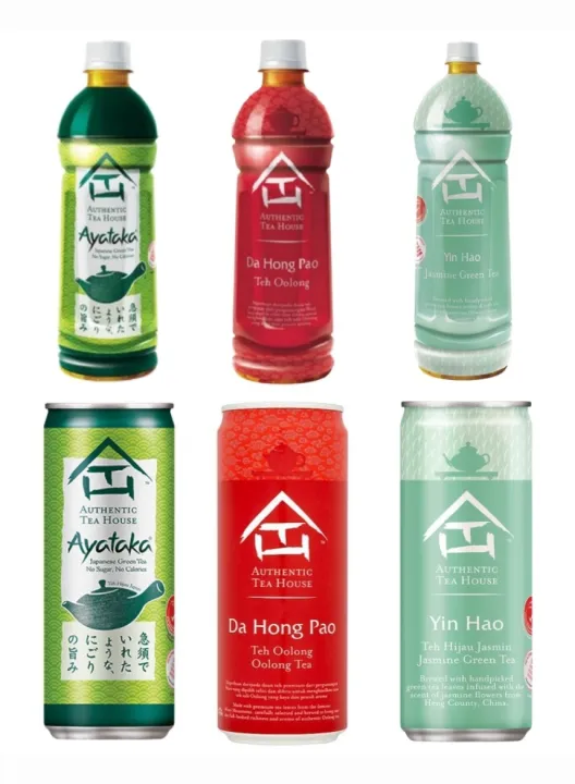 Authentic Tea House Yin Hao Jasmine Green Tea / Oolong (Da Hong Pao) / Ayataka Green Tea (500ml