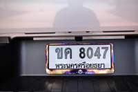 กรอบป้ายไทเท กรอบป้ายรถยนต์ กรอบป้ายเแตนเลส กิจเรซซิ่ง พร้อมอุปกรณ์ติดตั้ง 1ชุด หน้าหลัง