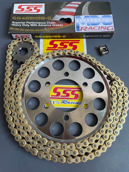 Gear Gir Set SSS 428 Honda Cb150R Led New Cbr150R New Lubang baut 6