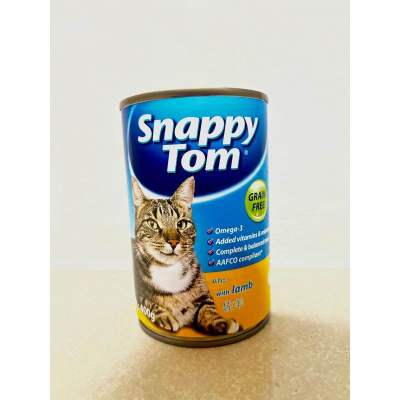 สแนปปี้ทอม อาหาร เปียก แมว กระป๋อง ขนาด 400 กรัม (Snappy Tom CAT FOOD 400g)