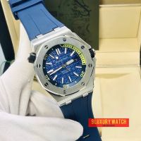 นาฬิกาAP OFFSHORE ขนาด42mm เครื่องAutomatic ตัวเรือนสแตนเลสแท้ทั้งเรือน มาพร้อมสายยางสิลิโคลนแท้ *สินค้าของเราตรงตามรูป **เชื่อถือได้100%