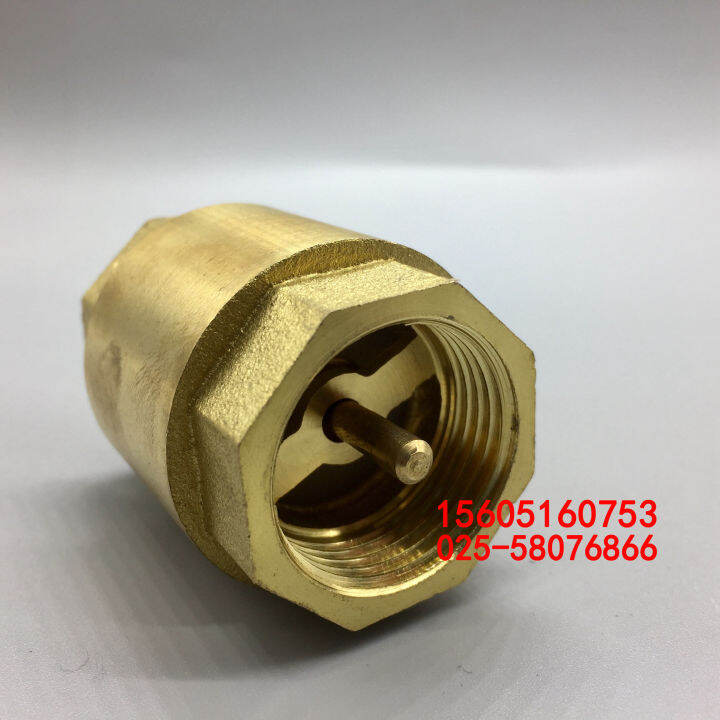 Copper Water Pump Vertical Horizontal Spring Check Valve One Way Check Valve Water Stop Valve 4 2293