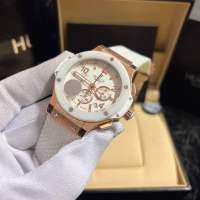 ⌚️H-LOT Watch High Quality ?นาฬิกาสำหรับผู้ชาย ระบบถ่าน สีไม่ลอกกันน้ำสินค้าสวยตามรูปถ่ายจากสินค้าจริง แถมกล่อง