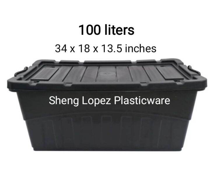 Decobox Rectangular 100 liters storagebox Lazada PH