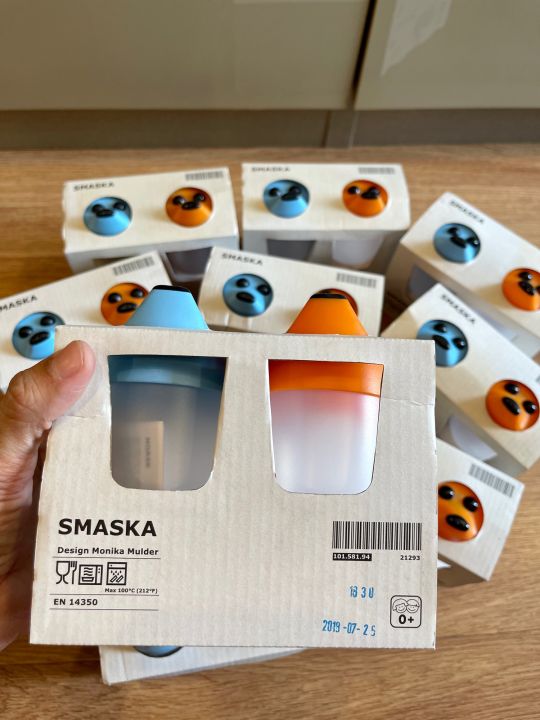 ikea-smaska-สมัสก้า-อิเกีย-ถ้วยหัดดื่ม-แก้วน้ำสำหรับเด็ก-แก้วหัดดื่ม-แก้วหัดดูด-แก้วน้ำเด็ก-2-ชิ้น-อ่านก่อนสั่งซื้อค่ะ