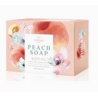 Nabee peach soap สบู่ลดสิว จุดด่างดำจางลง  ผิวใส ชุ่มชื้น