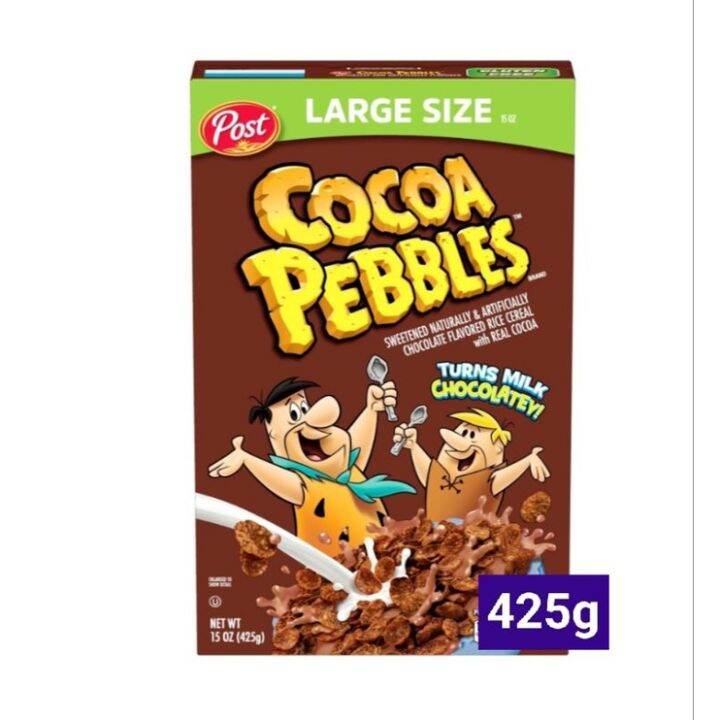 Post Cocoa Pebbles Rice Cereal 425g Lazada PH
