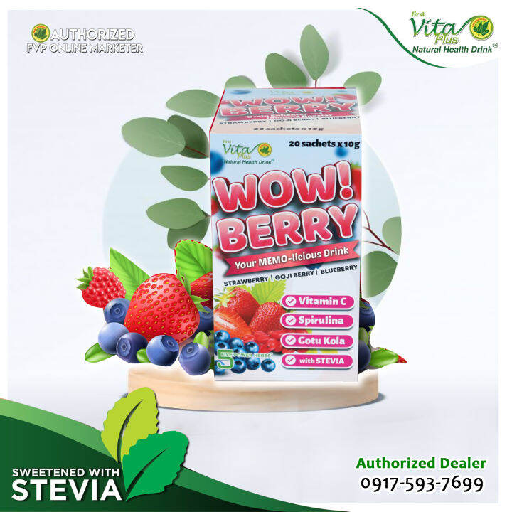 First Vita Plus Wow Berry Lazada PH