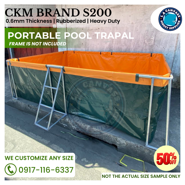 Frame/Bracket (Bakal) ARE NOT INCLUDED 10x6x3FT SWIMMING POOL WITH